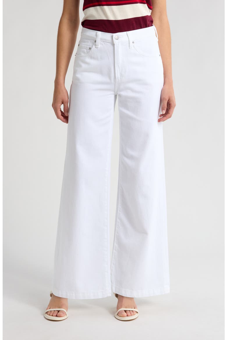 Jadyn Wide Leg Jeans, Main, color, VIVID WHITE