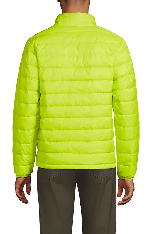 Lands' End Wanderweight Ultralight Packable Down Jacket In Citrus Fields