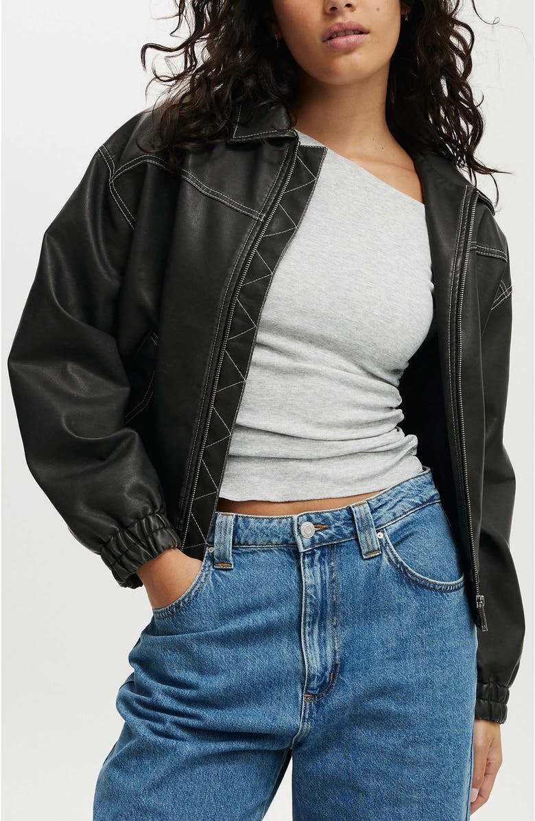 Cotton On Kai Bomber Jacket, Main, color,