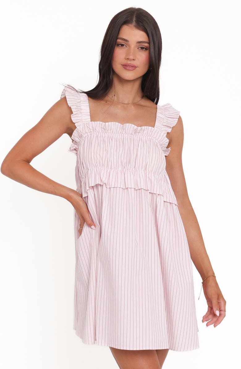 Petal & Pup Keonia Minidress, Alternate, color, Pink Stripe