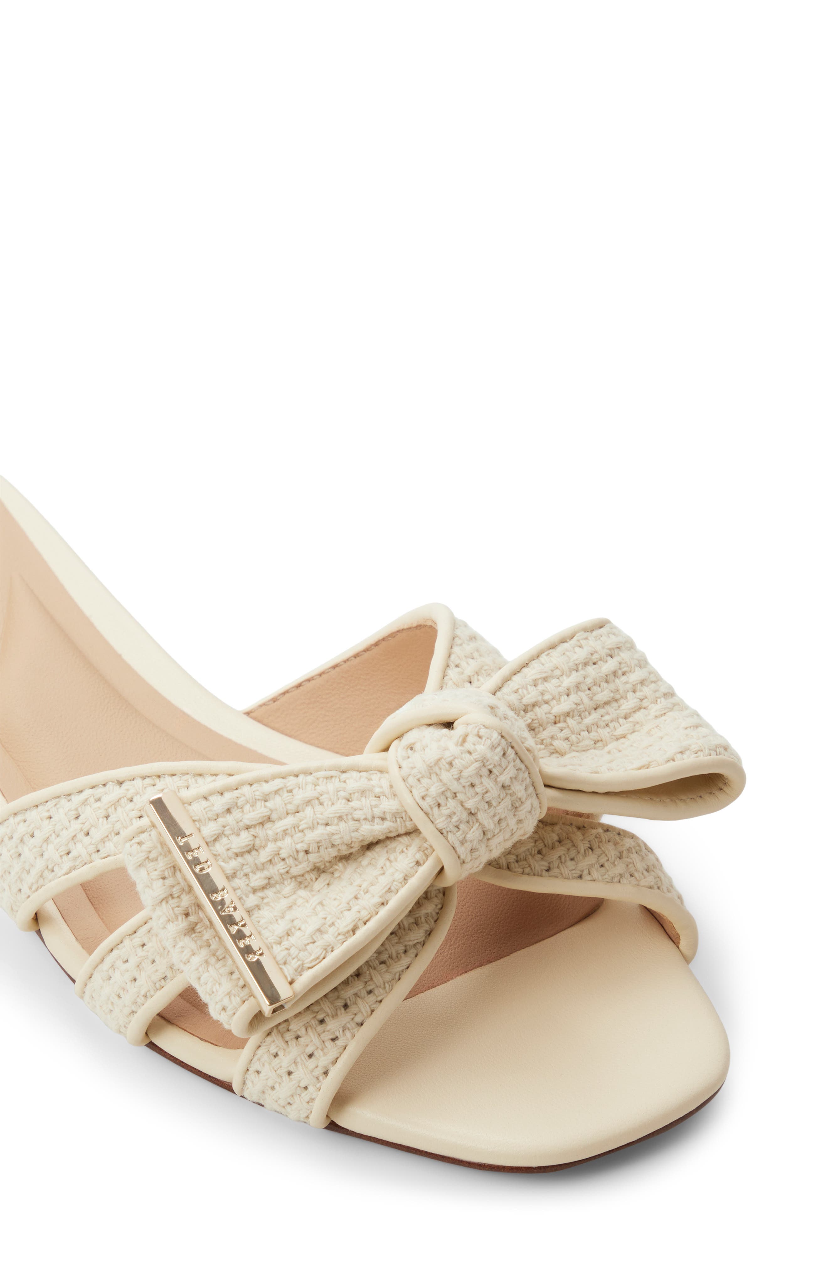 Ted Baker Elsie Bow Slide Sandal, Alternate, color, 