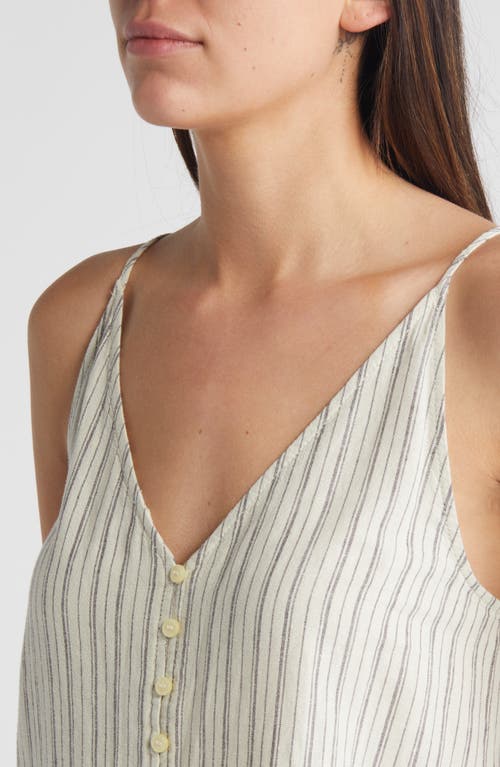 Treasure & Bond Button-up Linen Blend Camisole