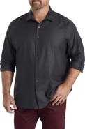 Synrgy by DXL Big & Tall Textured Sport Shirt