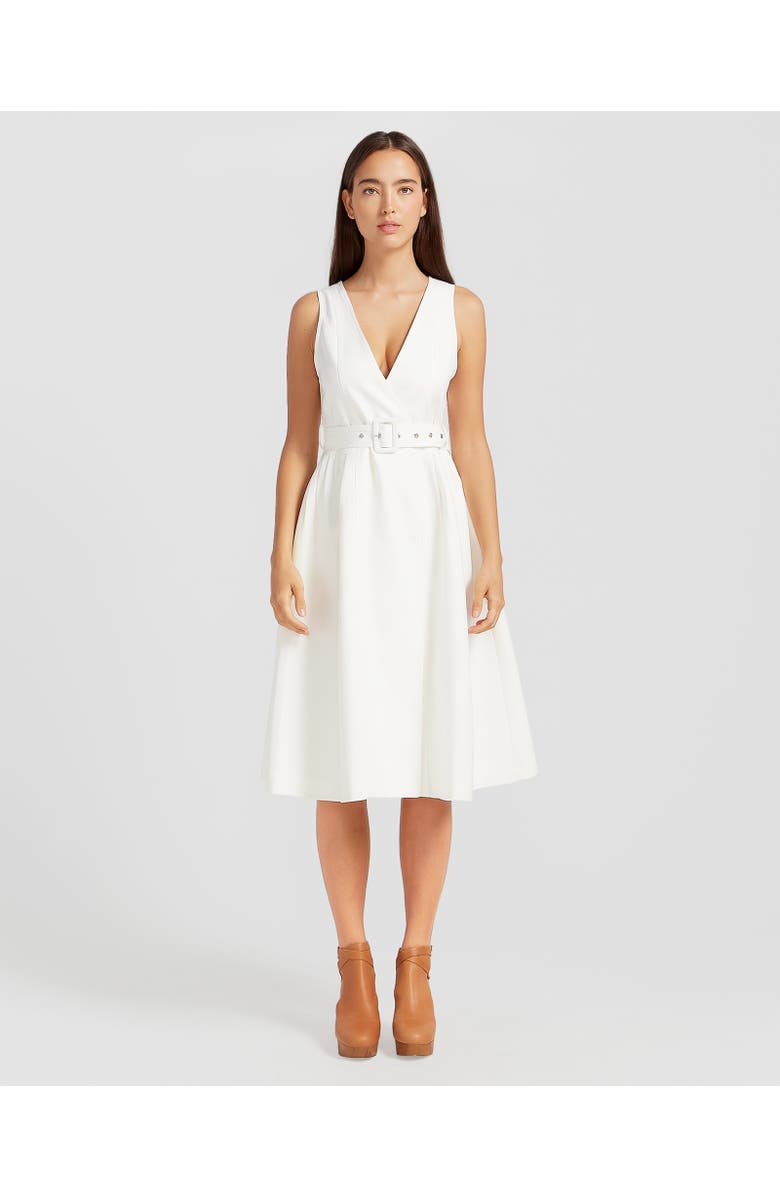 Belle & Bloom Miss Independence Midi Dress, Main, color, White