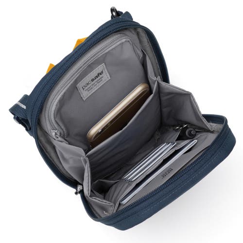 Pacsafe Rfidsafe Tech Crossbody In Blue
