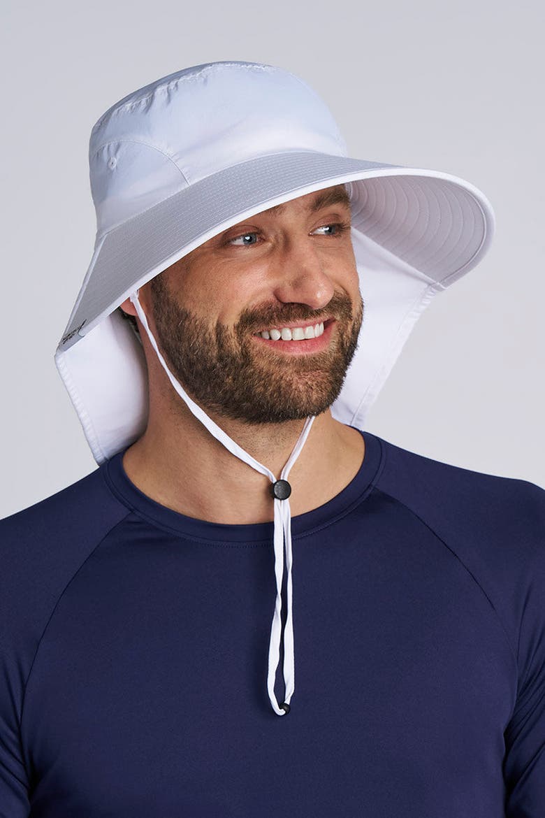 Unisex SafeShade Hat Wide Brim Sun Hat, UPF 50+ Sun Protection, Main, color, White