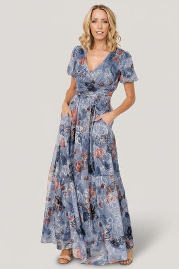 high neck long sleeve maxi dress Plain High Neck Long Sleeve A-line Maxi Dress – HelloFatima