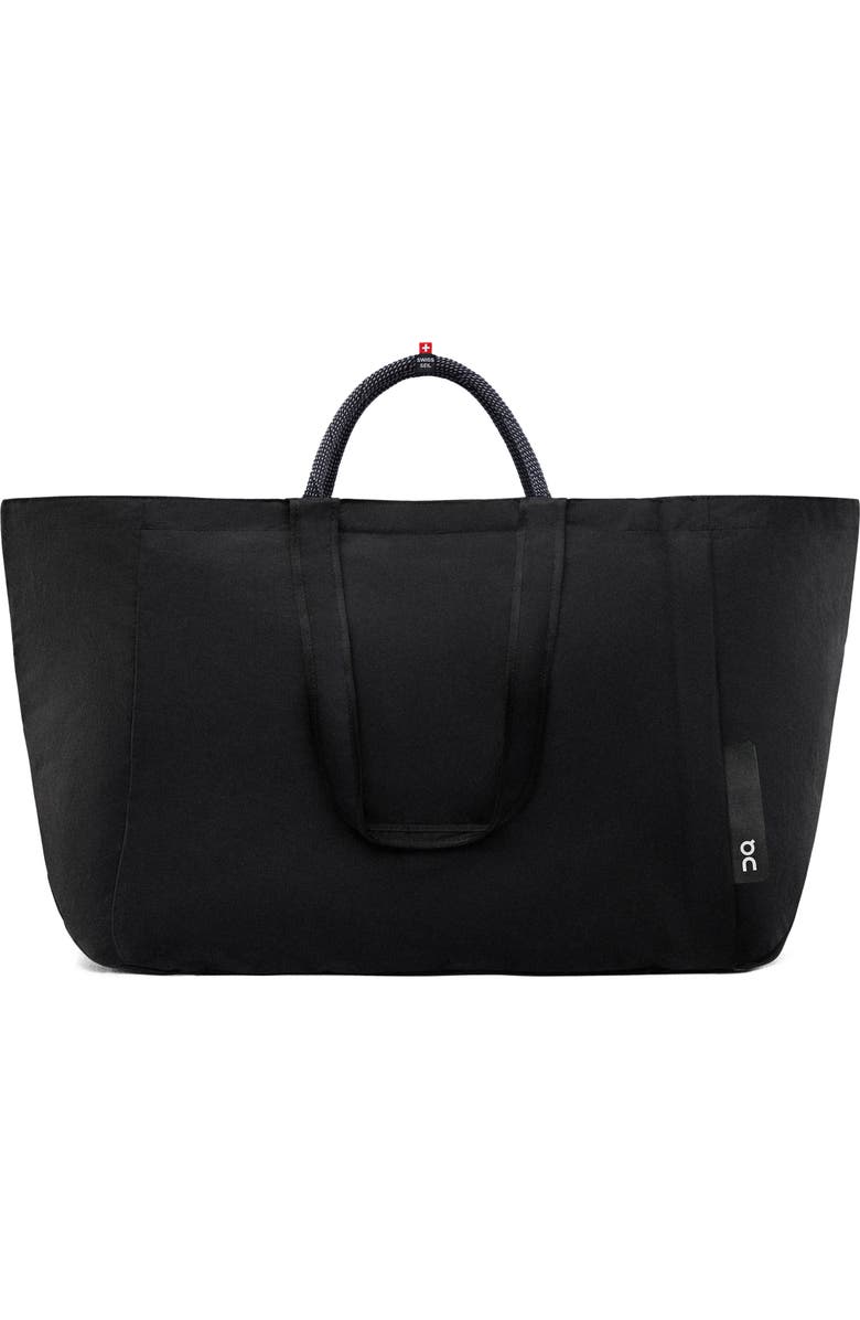 On 60L Water Resistant Nylon Cargo Pack Tote, Main, color, Black