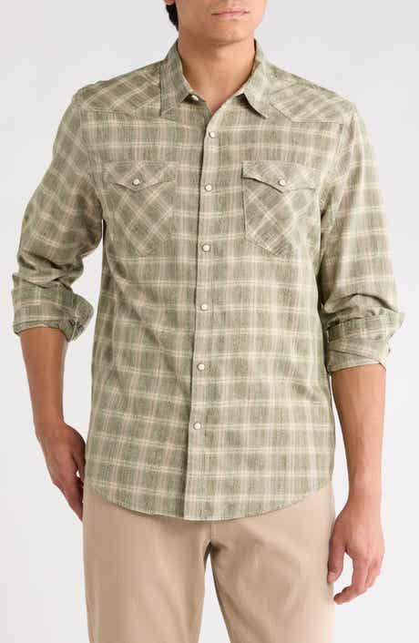 Long Sleeve Plaid Western Shirt