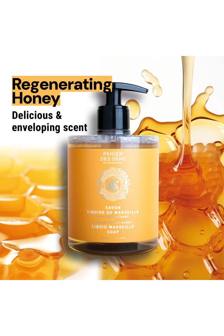 Honey Liquid Marseille Soap, Alternate, color, Green