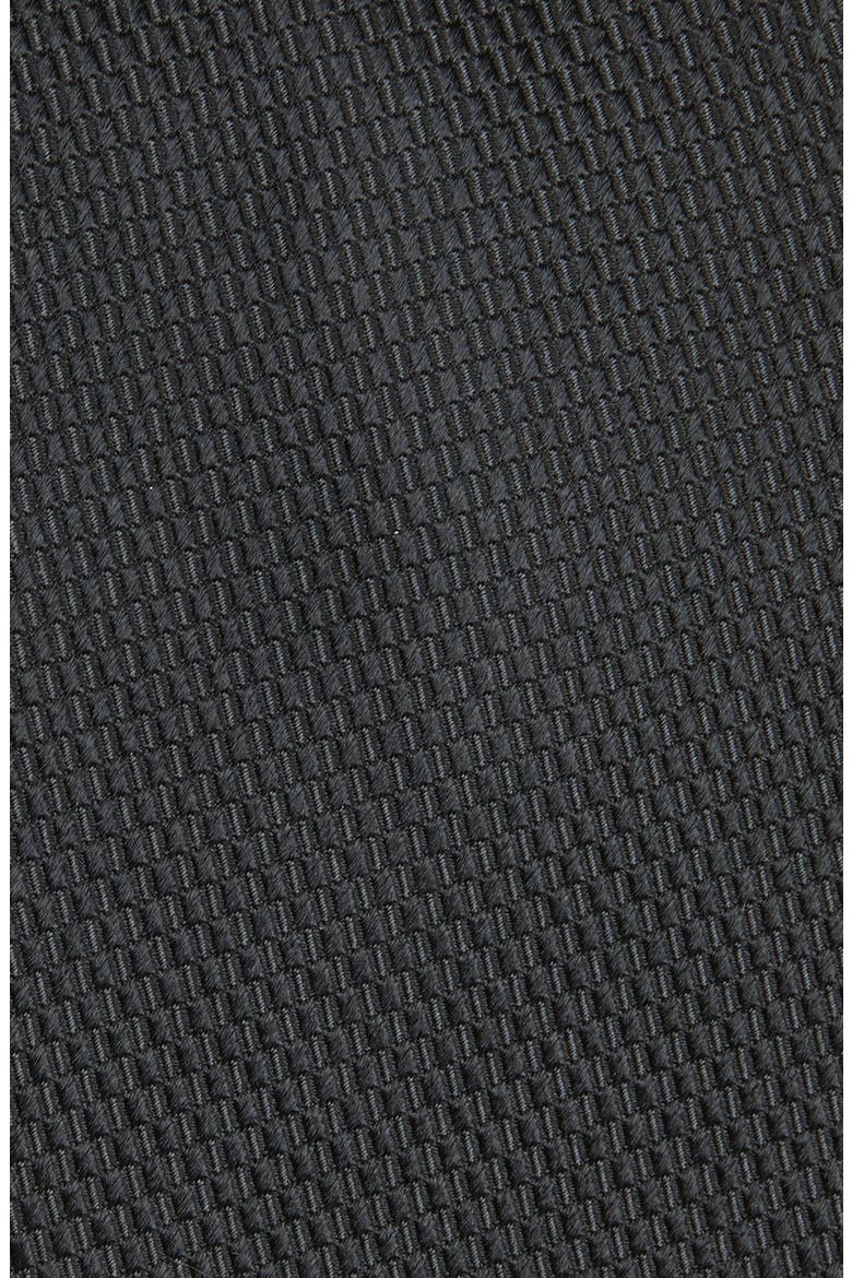 Silk Tie, Alternate, color, BLACK