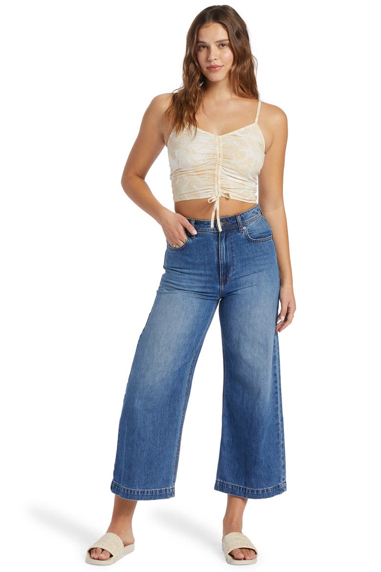 Vibrant Light Ruched Crop Tank, Alternate, color, TAP CZY HIBISCUS
