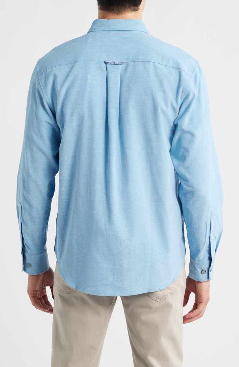 Tommy Bahama Coastline Cord Heather Bay Cotton Corduroy Button-Up Shirt, Alternate, color, Raincloud Heather