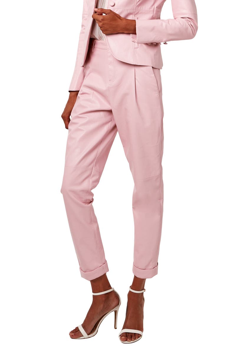 AS by DF Denise Recycled Leather Trouser, Main, color, Rosette