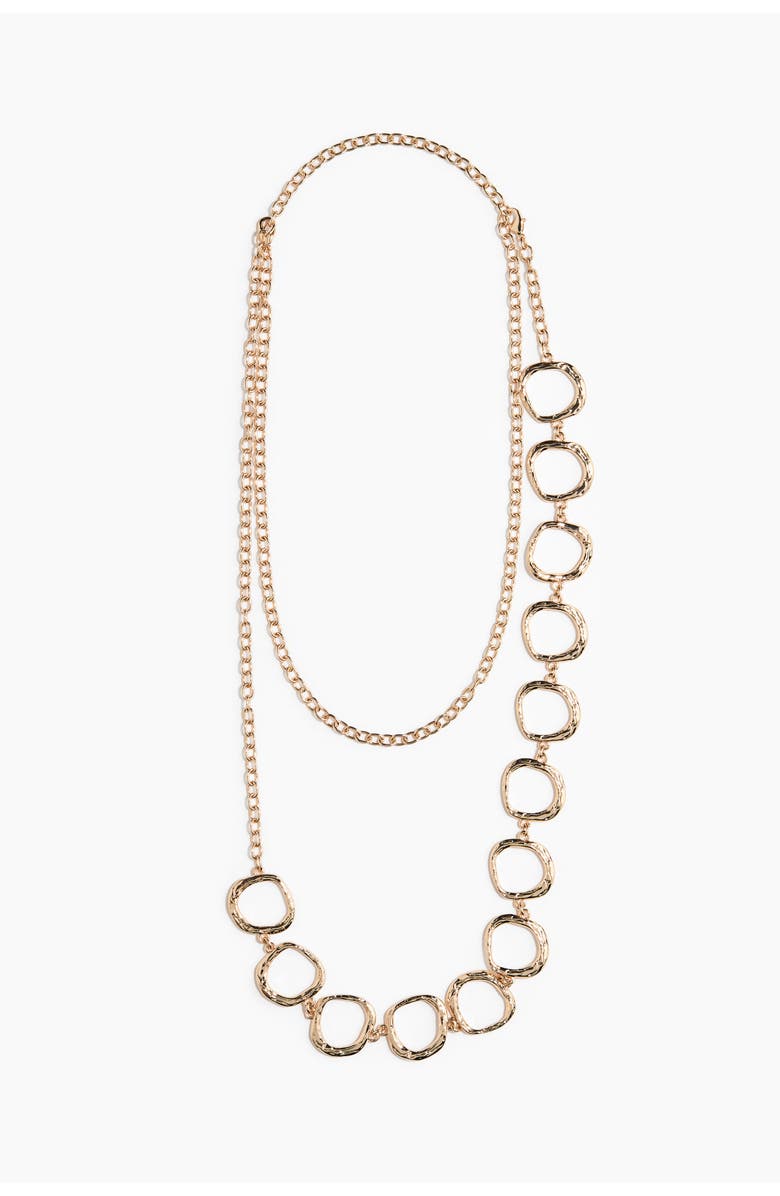 H&M Long Chain Necklace, Main, color, Gold-Colored