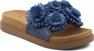 Charles David Palms Platform Slide Sandal