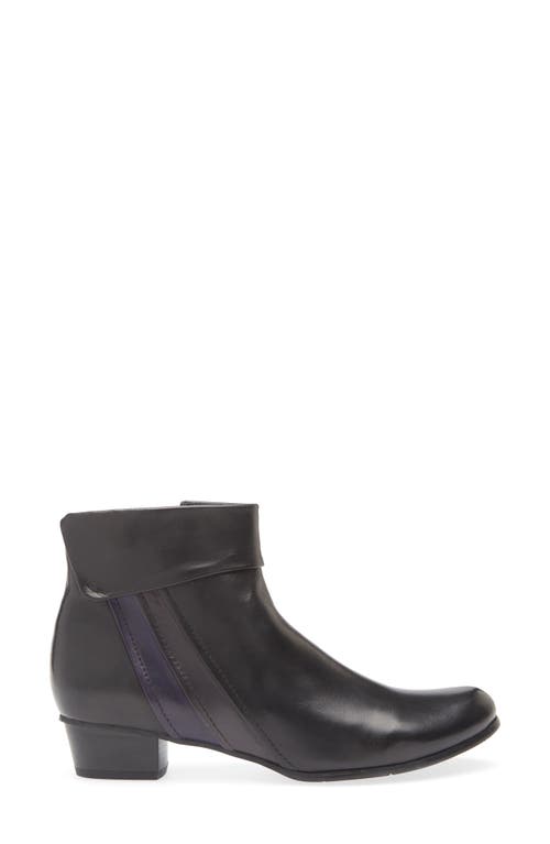 Regarde Le Ciel Stefany Block Heel Bootie In Black