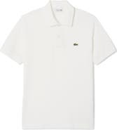 Lacoste Essentials Classic Fit Cotton Blend Piqué Polo