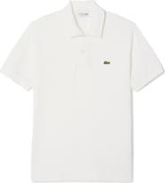 Lacoste Essentials Classic Fit Cotton Blend Piqué Polo