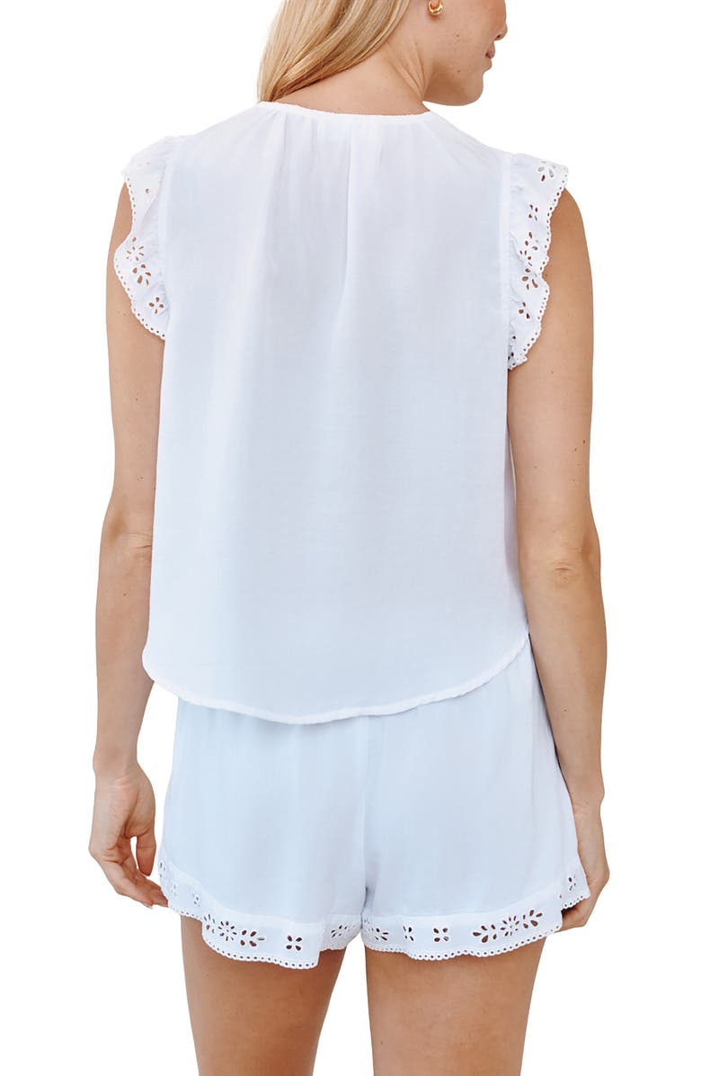 Bella Dahl Eyelet Ruffle Top, Alternate, color, 