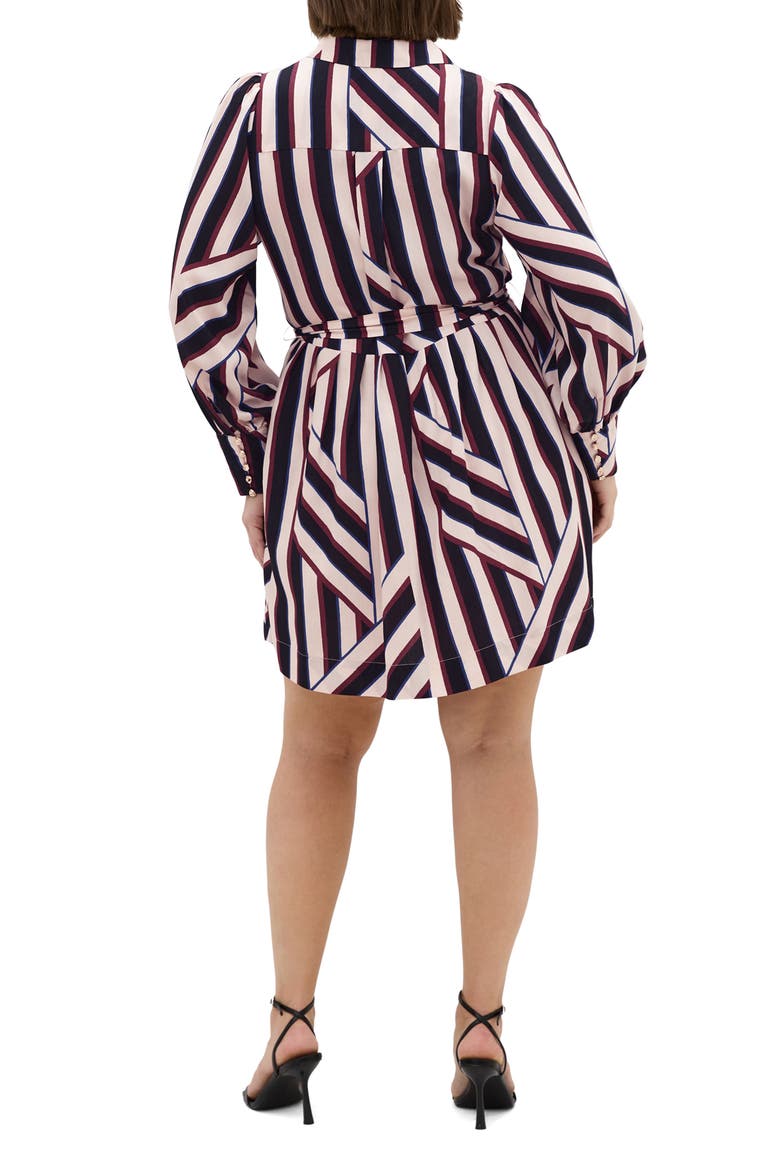 Timeless Stripe Long Sleeve Minidress, Alternate, color, TIMELESS STRIPE