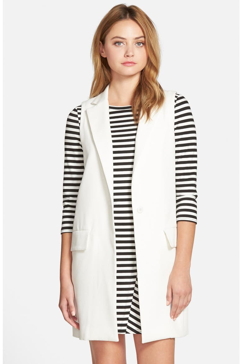 'Fairfax' Vest, Main, color, IVORY