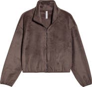 Zella Plush Rib Jacket