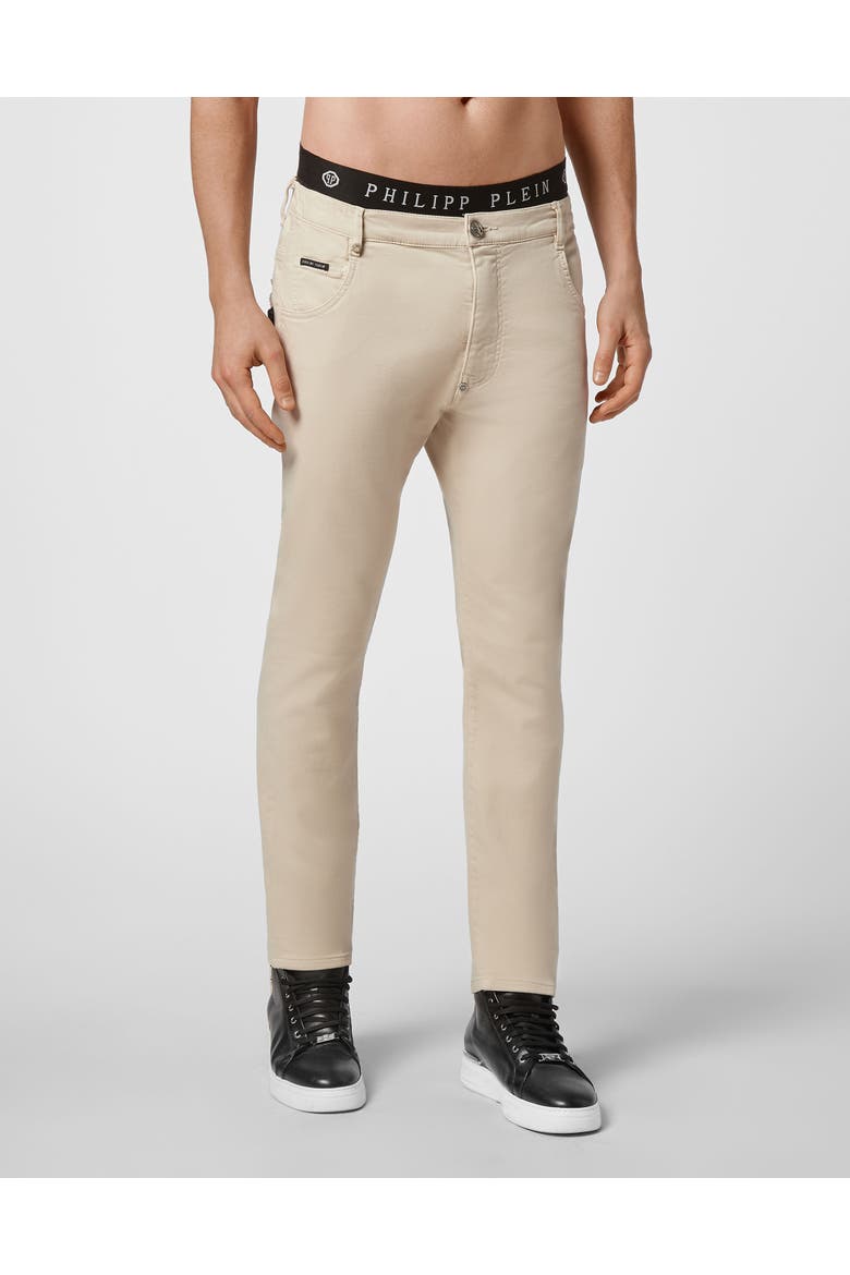 Jeans Iconic Plein Men, Main, color, BeigeTwist