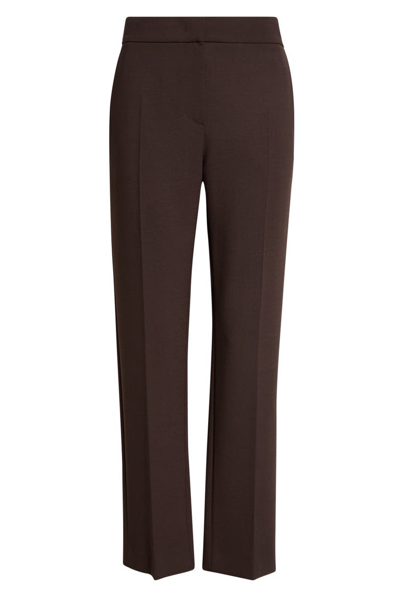 Macino Stretch Wool Trousers, Alternate, color, DARK BROWN