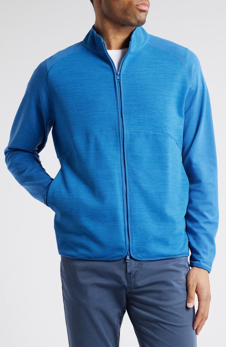 Peter Millar Vista Hybrid Performance Zip Jacket, Alternate, color, Sailor Blue