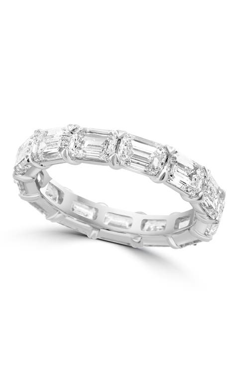 14K White Gold Infinity Spark Diamond Band