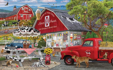 Dairy Bar 1000 piece Jigsaw Puzzle for Adults