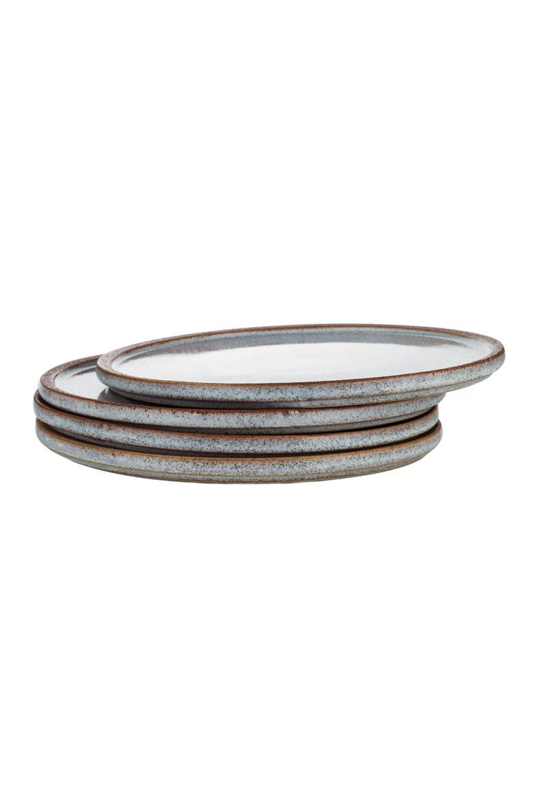 Vince Stoneware 4-Piece  Dinner Plate Set, Alternate, color, Brown