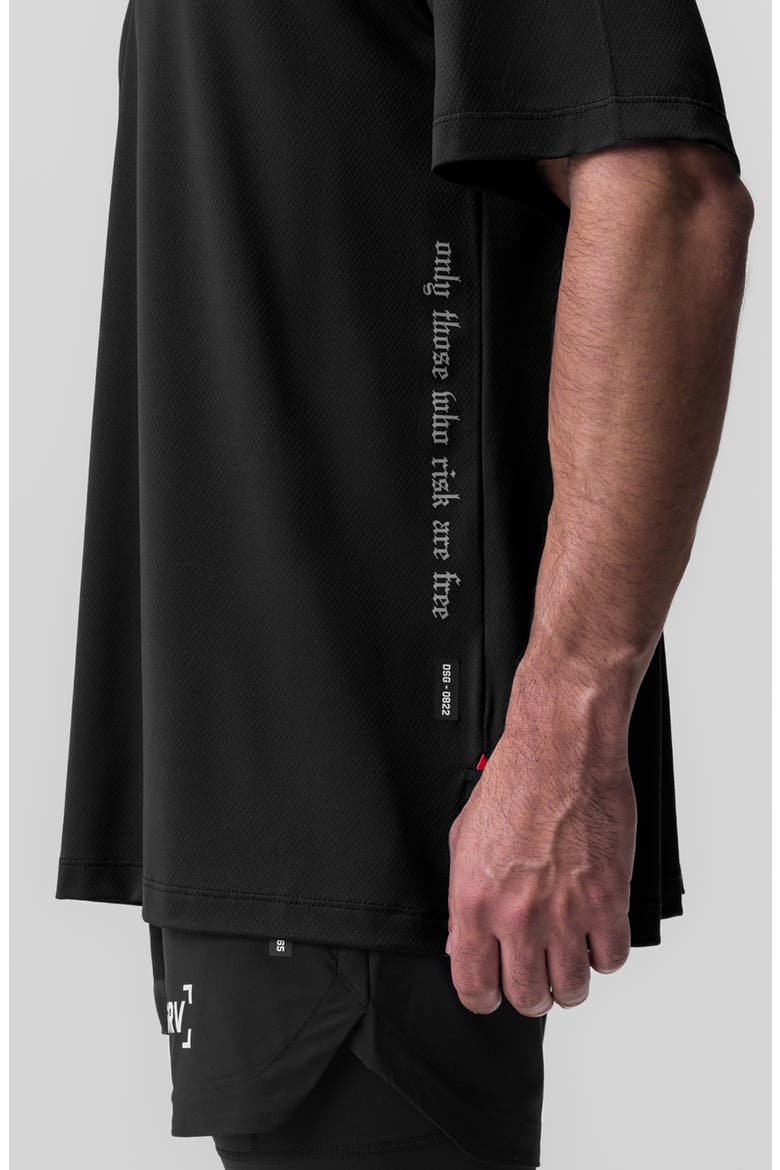 AeroSilver® Oversize Tee, Alternate, color, BLACK