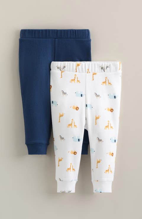 Assorted 2-Pack Cotton Joggers (Baby)