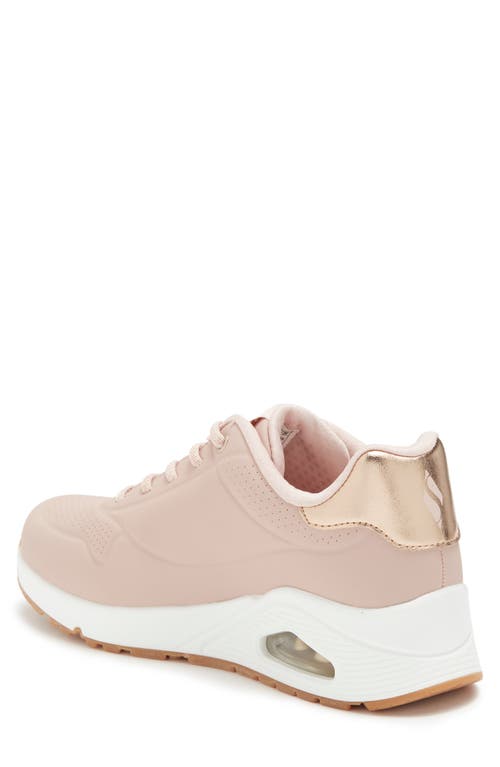 Skechers Uno-shimmer Away Sneaker In Pink