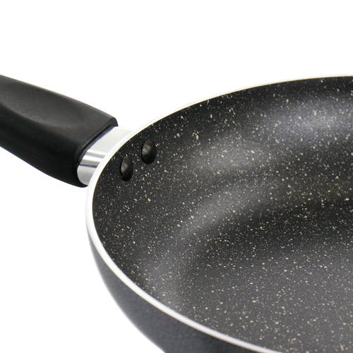 Oster 10.2 In Pallermo Nonstick Aluminum Frying Pan In Graphite Grey In Black