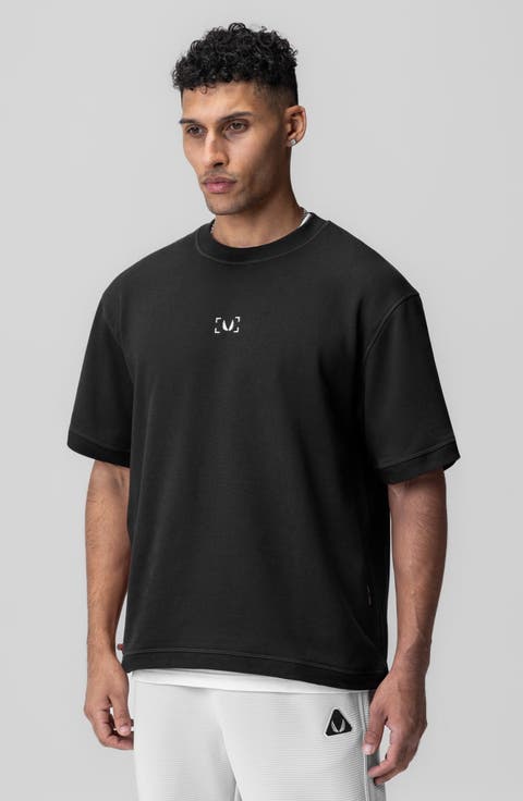 Herringbone Terry Oversized Cinch Tee