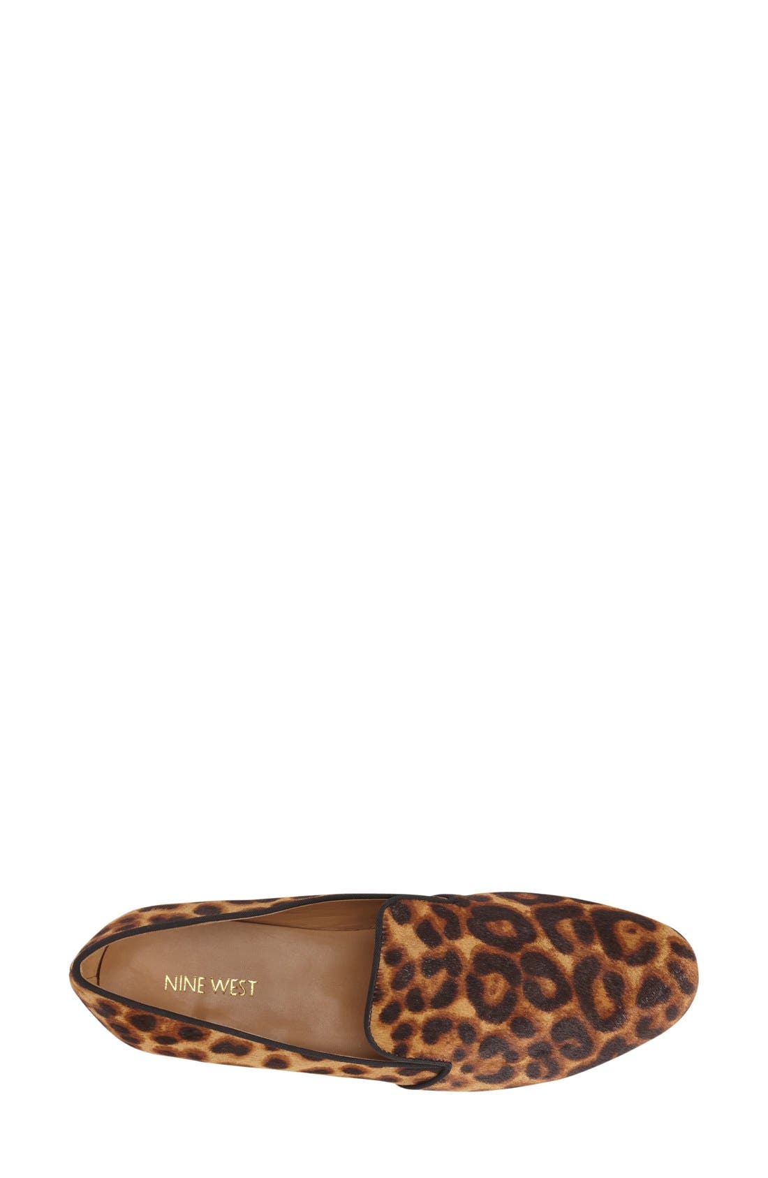 'Clowd' Round Toe Loafer, Alternate, color, LEOPARD CALFHAIR