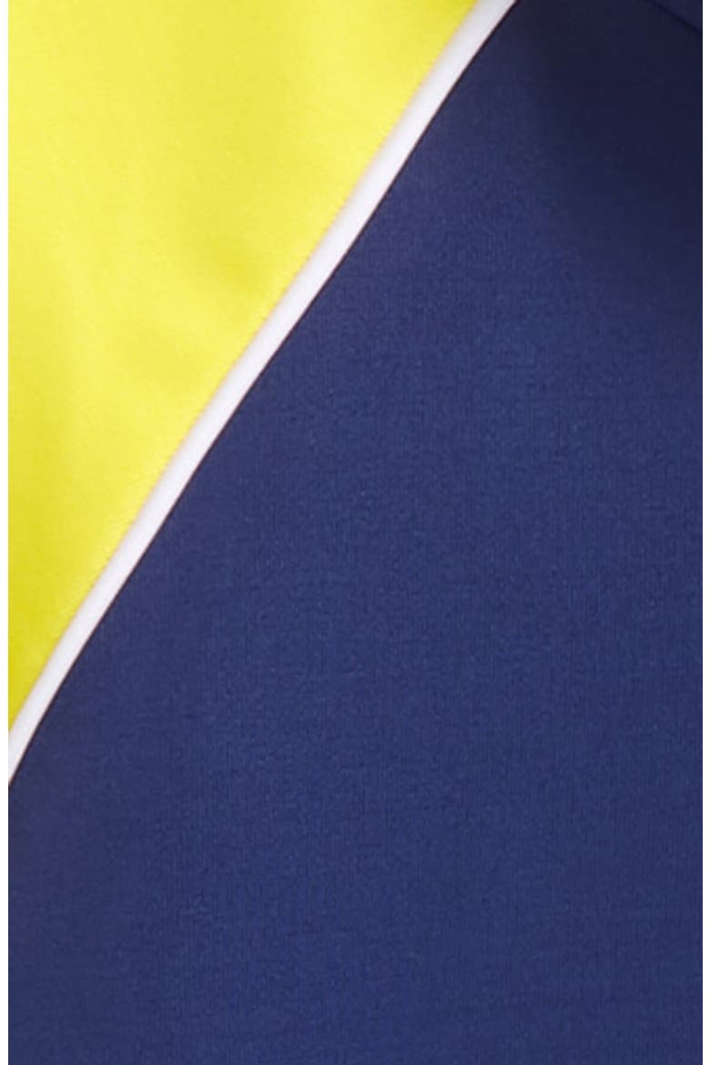 Boden Kids' College Colorblock Rashguard, Alternate, color, COLLEGE NAVY/ YELLOW