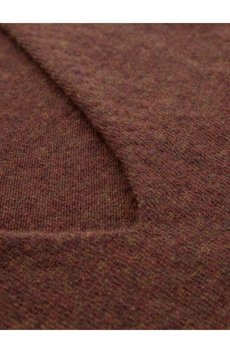 Celtic & Co. Geelong Wool Slouch V-Neck Sweater, Alternate, color, Ember