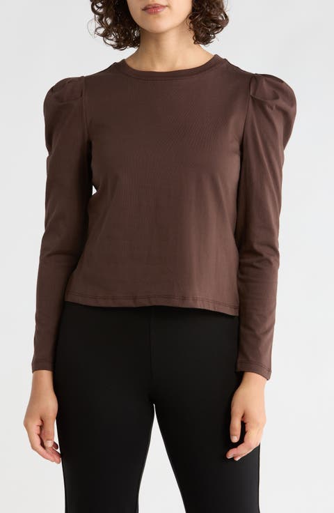 Pleated Shoulder Top