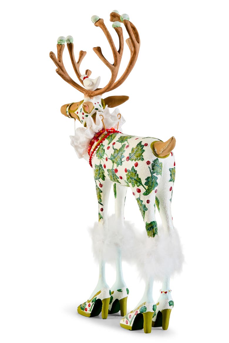 Dash Away Vixen Reindeer Figurine, Alternate, color, WHITE