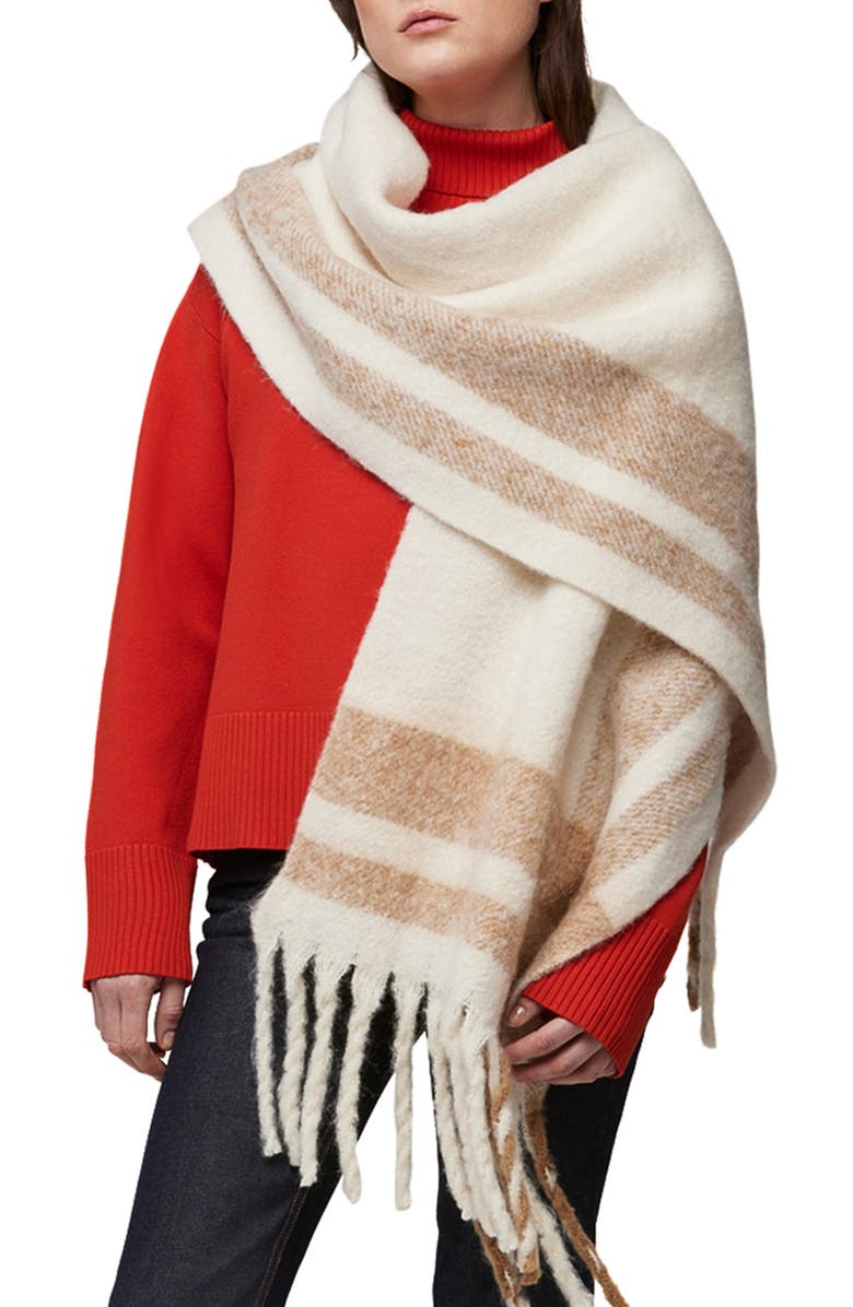 Soia & Kyo Jessi Stripe Fringed Scarf, Main, color,