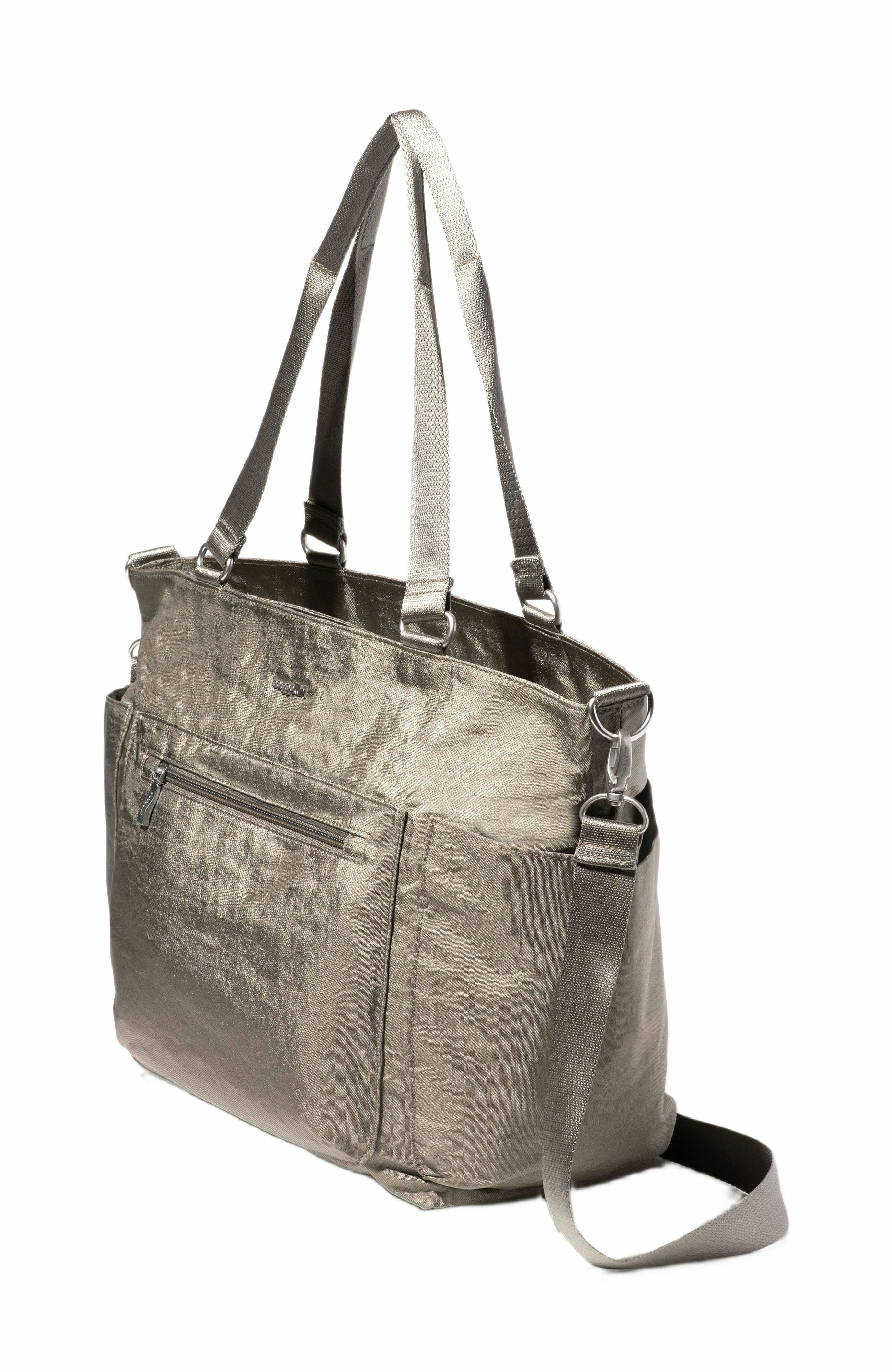 BAGGALLINI Modern Avenue Crossbody Tote Bag, Alternate, color, Sterling Shimmer