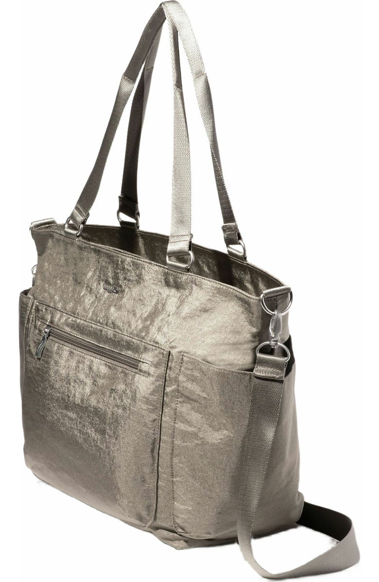 BAGGALLINI Modern Avenue Crossbody Tote Bag, Alternate, color, Sterling Shimmer