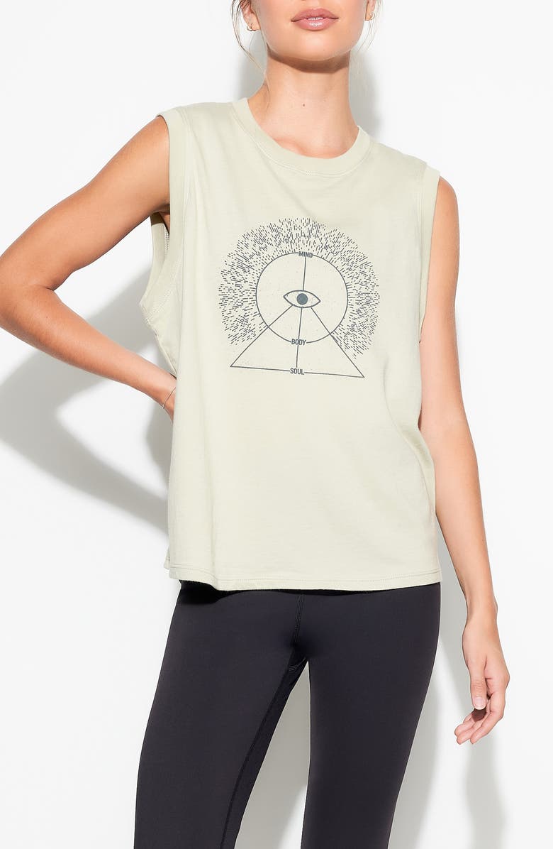Spiritual Gangster Mind, Body & Bowery Cotton Tank, Alternate, color,