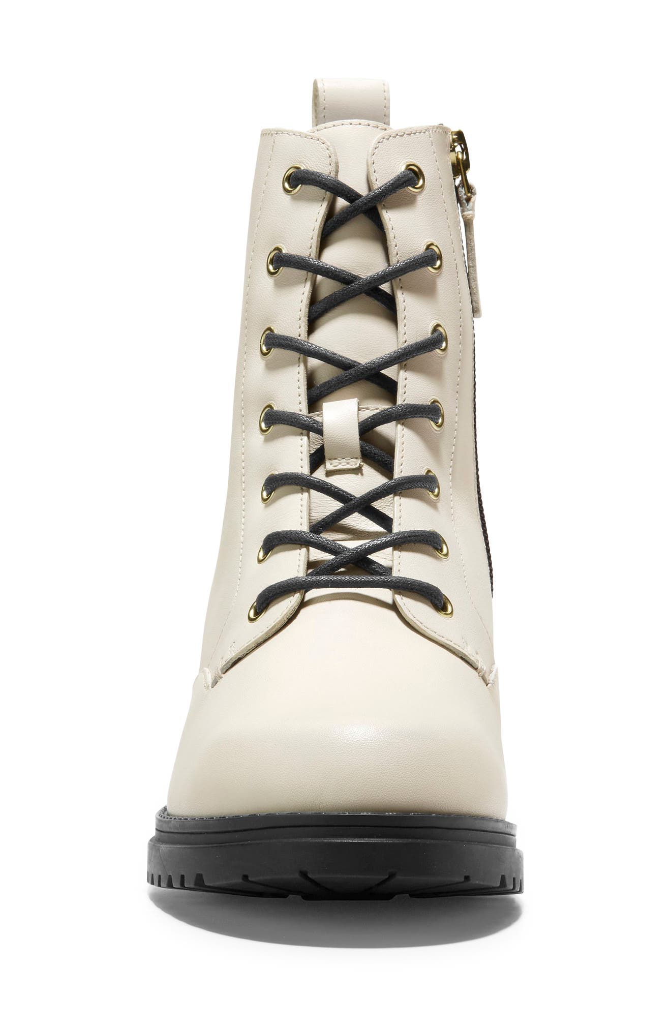 Cole Haan Camea Waterproof Leather Combat Boot, Alternate, color, 