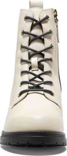 Cole Haan Camea Waterproof Leather Combat Boot (Women