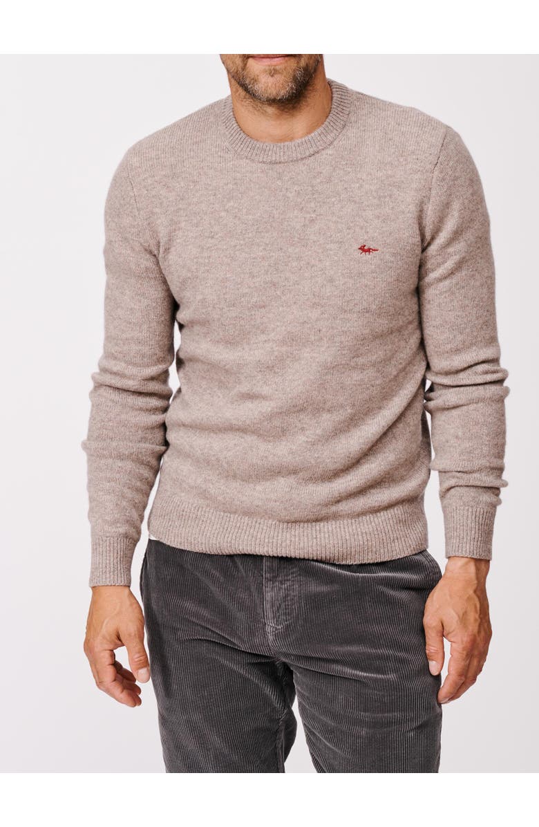 Aubin Phillips Lambswool Crew Neck Sweater, Alternate, color, Stone